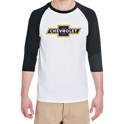 Shirt, Chevrolet 1952 Raglan, Baseball T-Shirt 1 Shirt, Chevrolet 1952 Raglan, Baseball T-Shirt