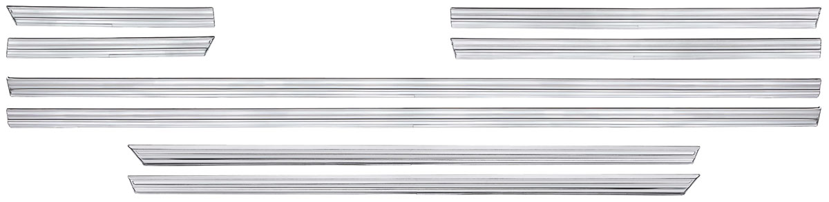 Molding Kit, Body Side, 1967 Chevelle, 8pc Kit 1 Molding Kit, Body Side, 1967 Chevelle, 8pc Kit