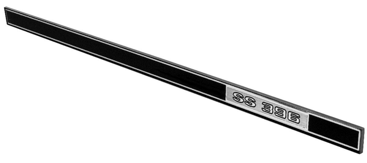 Emblem, Glove Box Insert, 1968 Chevelle/El Camino SS396 1 Emblem, Glove Box Insert, 1968 Chevelle/El Camino SS396