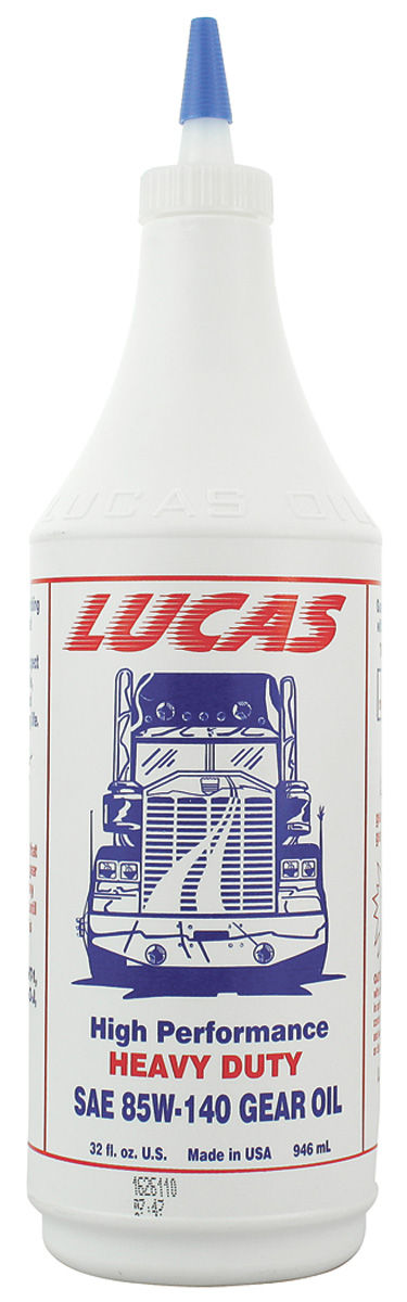 Gear Oil, Lucas, 85/140, 1 Quart