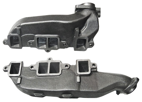 Exhaust Manifolds, 1969-75 Oldsmobile, 400-455, "W & Z", Larger Ports 1 Exhaust Manifolds, 1969-75 Oldsmobile, 400-455, "W & Z", Larger Ports