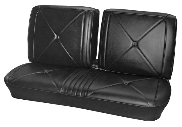 Seat Upholstery, 1966 Cutlass, Sport FT Split Bench w/o Armrest PUI 1 Seat Upholstery, 1966 Cutlass, Sport FT Split Bench w/o Armrest PUI