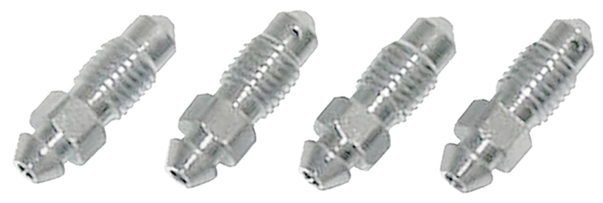 Bleeder Screw Set, Drum Brake, 1964-72, 4pcs 1 Bleeder Screw Set, Drum Brake, 1964-72, 4pcs