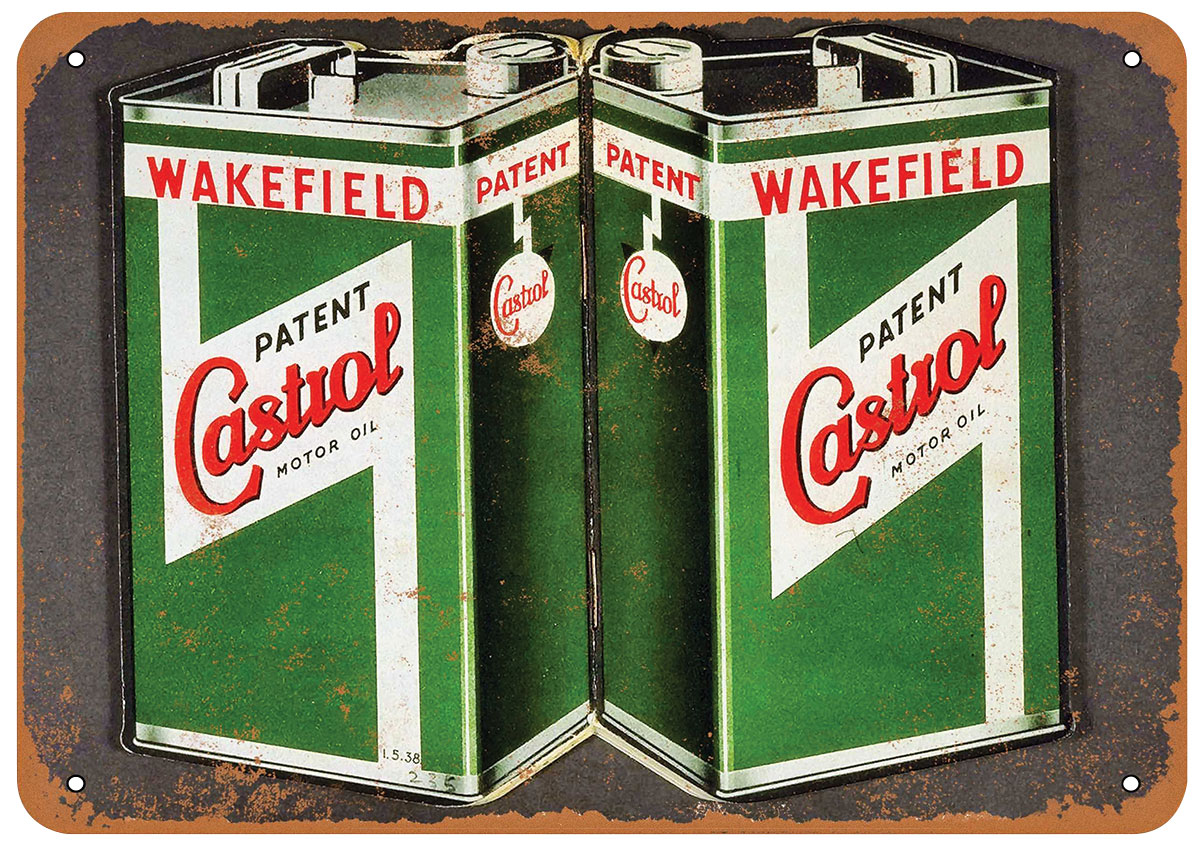 Sign, Aluminum 10"x14", Castrol Motor Oil 1 Sign, Aluminum 10"x14", Castrol Motor Oil