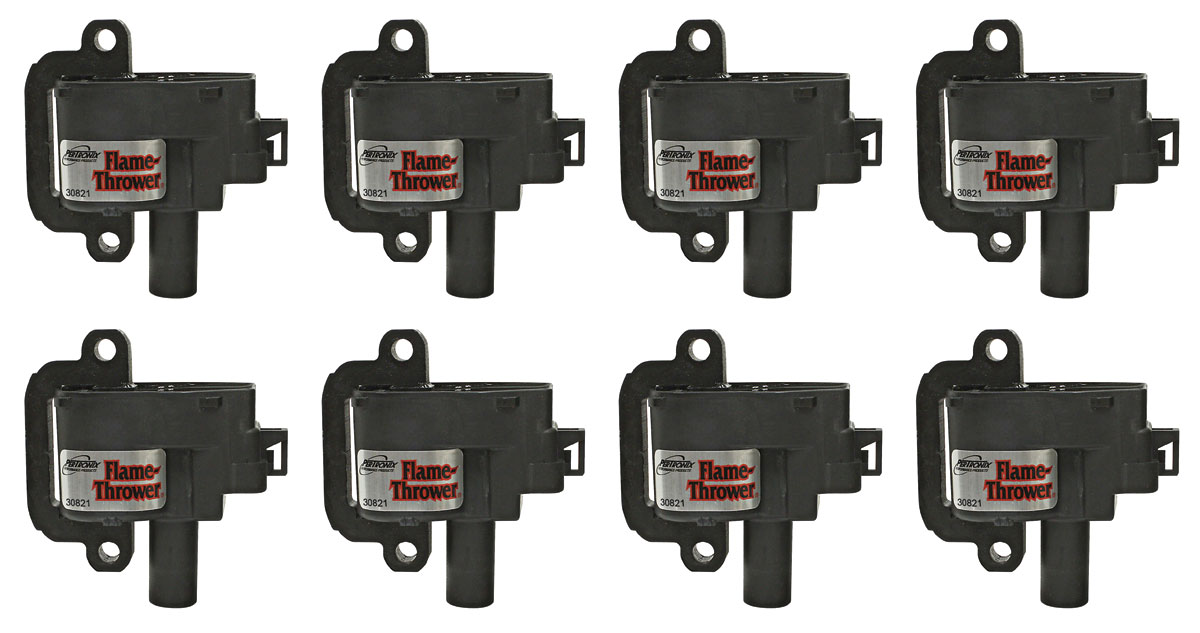 Ignition Coil, Pertronix, Flame Thrower,LS1/LS6, Square, 8-pcs