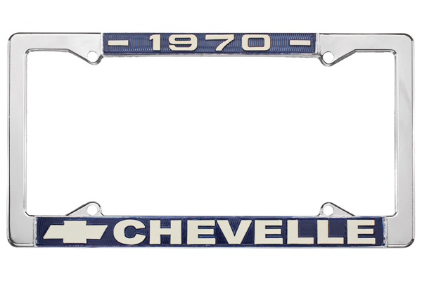 License Plate Frame, 1970 Chevelle 1 License Plate Frame, 1970 Chevelle