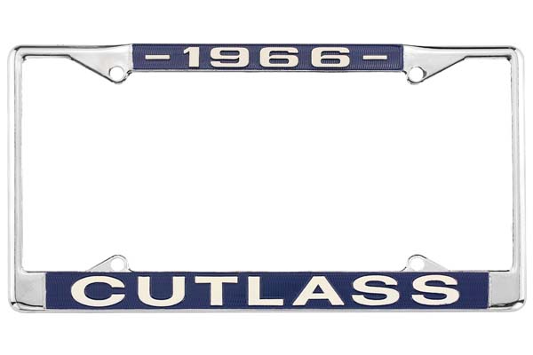 License Plate Frame, 1966 Cutlass 1 License Plate Frame, 1966 Cutlass