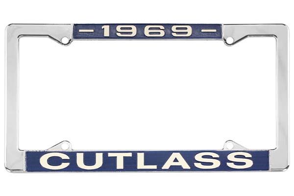 License Plate Frame, 1969 Cutlass
