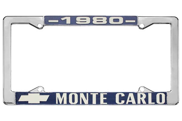License Plate Frame, 1980 Monte Carlo