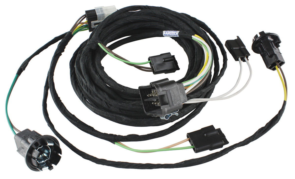Wiring Harness, Rear Light, 1968 Chevelle Coupe, W/Bumper Mounted B/U Lights 1 Wiring Harness, Rear Light, 1968 Chevelle Coupe, W/Bumper Mounted B/U Lights