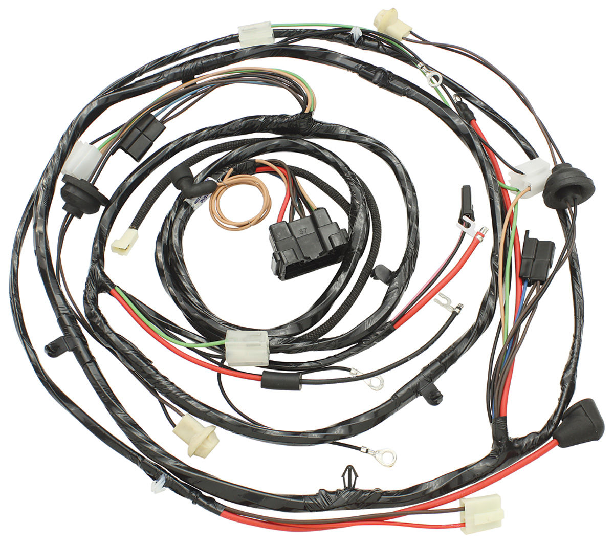 Wiring Harness, Forward Lamp, 70 Chev/EC, Int Reg Alt, w/Warn Lights, w/AC Or BB 1 Wiring Harness, Forward Lamp, 70 Chev/EC, Int Reg Alt, w/Warn Lights, w/AC Or BB
