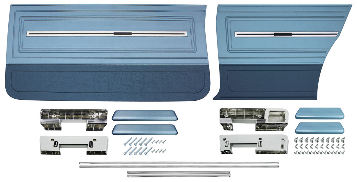 Door Panel Kit, 1966 Chevelle Coupe, LEG 1 Door Panel Kit, 1966 Chevelle Coupe, LEG