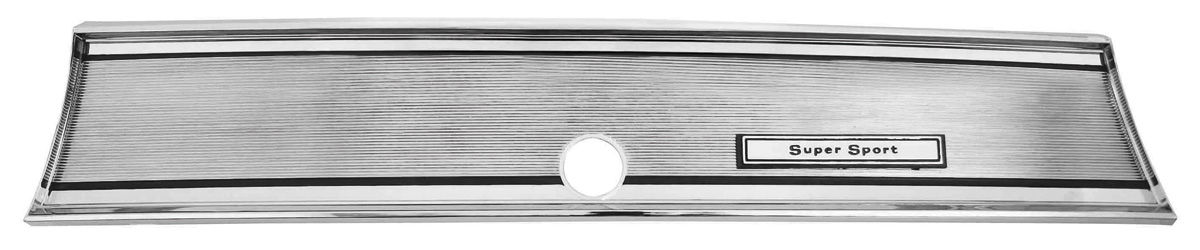 Glove Box Fascia, 1967 Super Sport, Chrome 1 Glove Box Fascia, 1967 Super Sport, Chrome