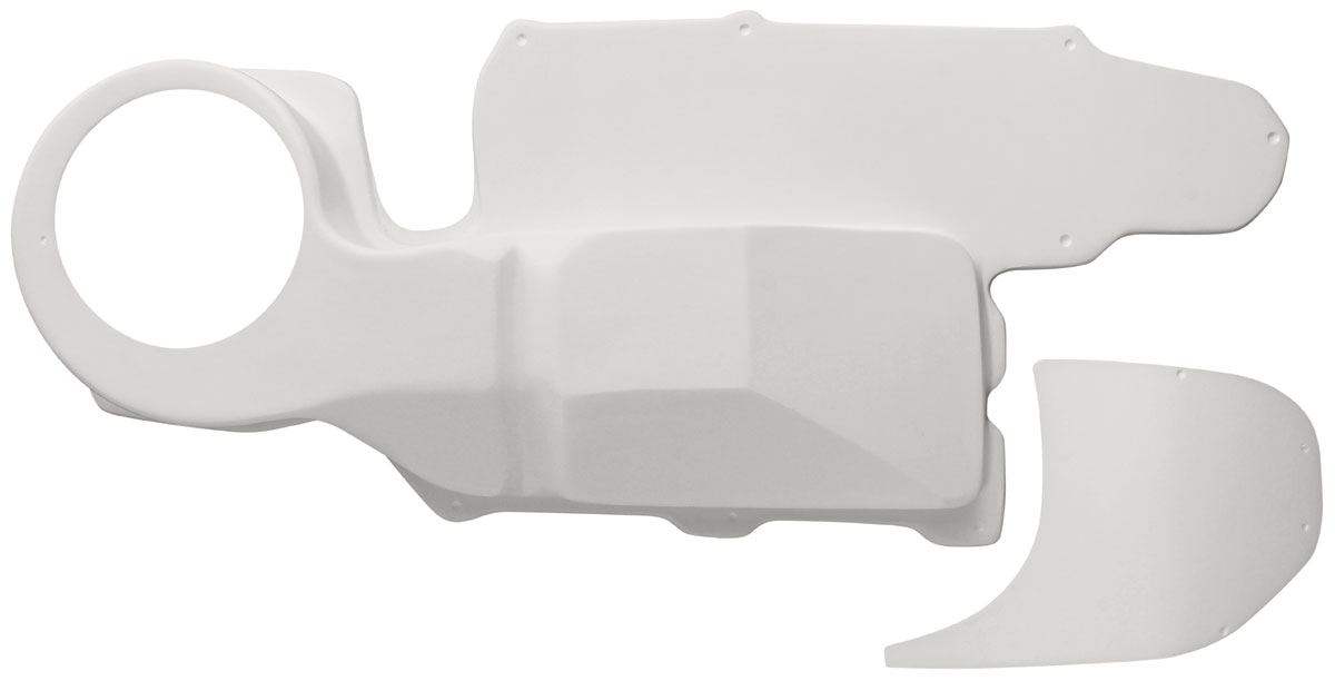 AC Delete Plate, 1964-67 A-Body, Fiberglass