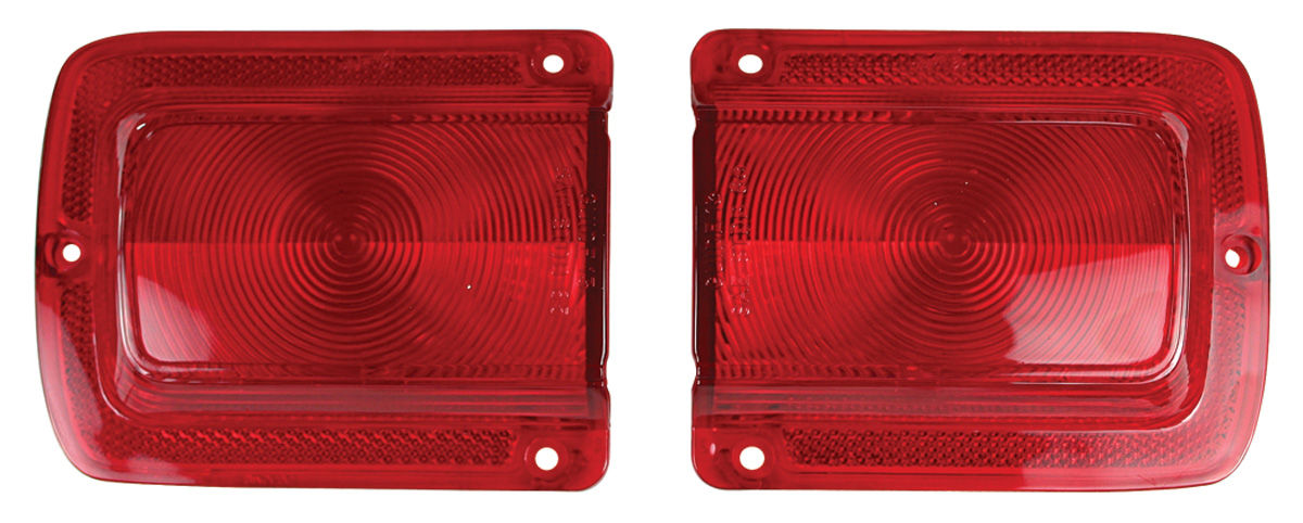 Lens, Tail Lamp, 1965 Chevelle, w/o Trim, Pair 1 Lens, Tail Lamp, 1965 Chevelle, w/o Trim, Pair