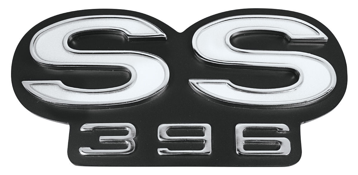 Emblem, Grille, 1966 Chevelle/El Camino, "SS396" 1 Emblem, Grille, 1966 Chevelle/El Camino, "SS396"