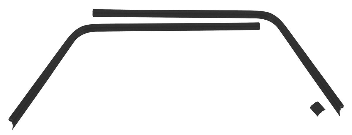 Headliner Trim Set, Rear Window 1966-67 A-Body 2dr HT/, GTO Sedan, 3pc 1 Headliner Trim Set, Rear Window 1966-67 A-Body 2dr HT/, GTO Sedan, 3pc