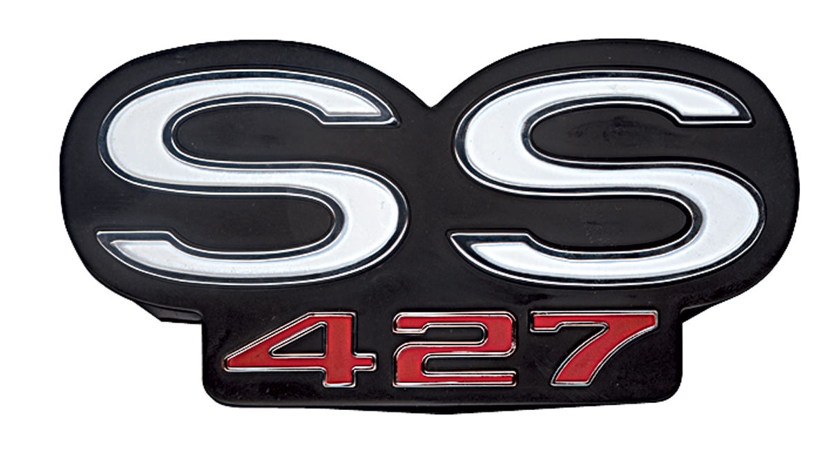 Emblem, Grille, 1967 Chevelle/El Camino, "SS427" 1 Emblem, Grille, 1967 Chevelle/El Camino, "SS427"