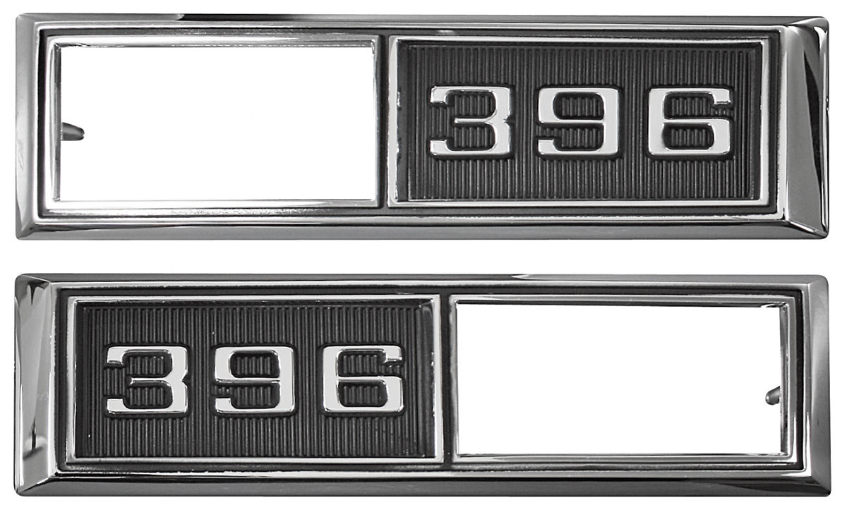 Bezel, Marker, 1968 Chevelle/El Camino, Front, 396 1 Bezel, Marker, 1968 Chevelle/El Camino, Front, 396