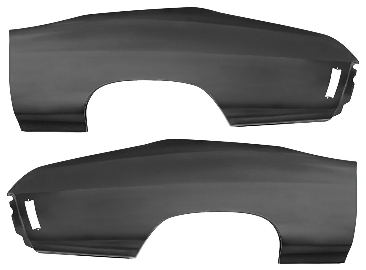 Quarter Panel, 1970-72 Chevelle, 78" Long X 32" High, Pair 1 Quarter Panel, 1970-72 Chevelle, 78" Long X 32" High, Pair