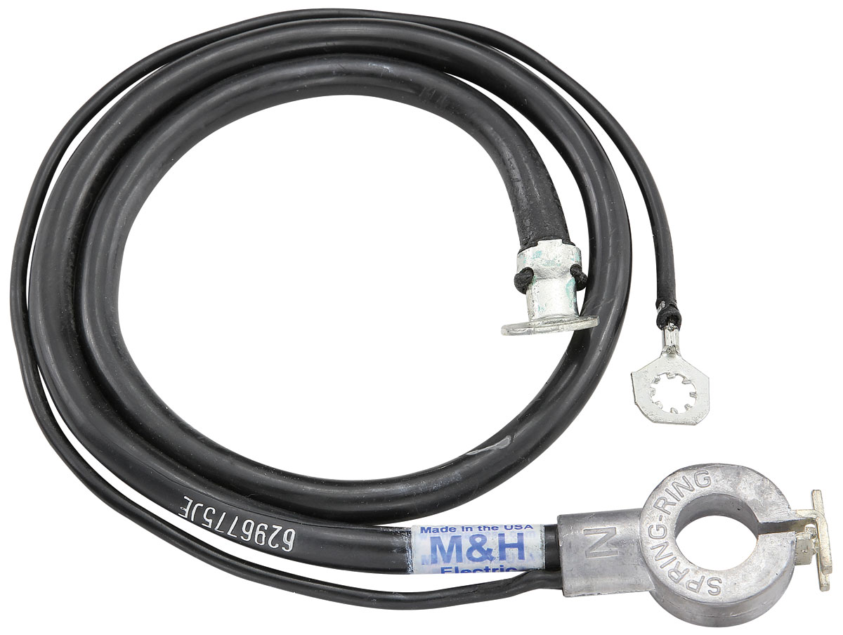 Spring Ring Battery Cable, 1969 Skylark V8 350, Negative 1 Spring Ring Battery Cable, 1969 Skylark V8 350, Negative