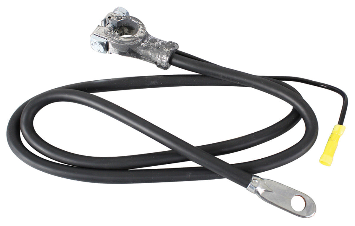 Spring Ring Battery Cable, 1966 Skylark GS, Battery Junction Block 1 Spring Ring Battery Cable, 1966 Skylark GS, Battery Junction Block