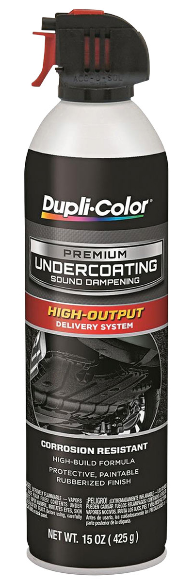 Paint, Dupli-Color Premium Rubberized Undercoat, High-Build, Paintable, 15-oz. 1 Paint, Dupli-Color Premium Rubberized Undercoat, High-Build, Paintable, 15-oz.