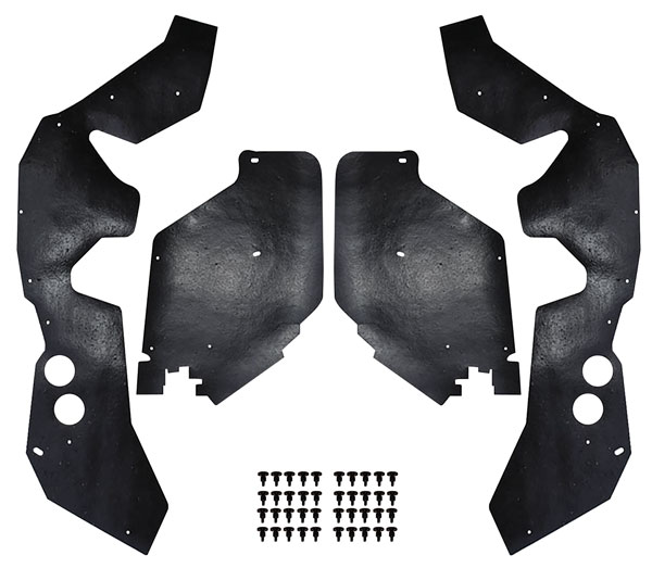 Seals, Inner Fenderwell A-Arm, 1971-73 Cadillac exc. Eldorado, 4pc w/Clips 1 Seals, Inner Fenderwell A-Arm, 1971-73 Cadillac exc. Eldorado, 4pc w/Clips