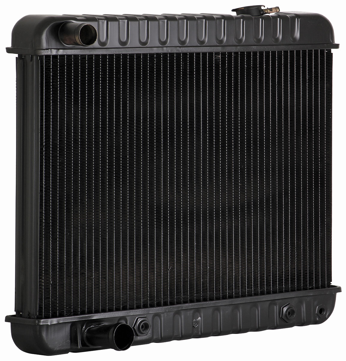 Radiator, Std Core, 1970-74 Cadillac, 75-76 Cutlass, V8/AT, 4-Row, 3-1/2" Mounts 1 Radiator, Std Core, 1970-74 Cadillac, 75-76 Cutlass, V8/AT, 4-Row, 3-1/2" Mounts