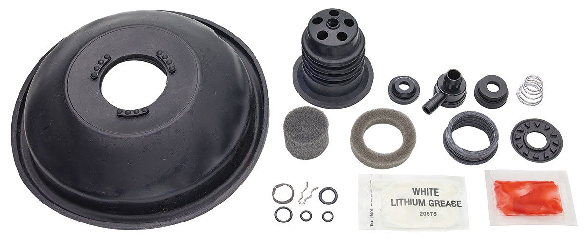 Booster Rebuild Set,9" Delco, 1964-66 A-Body/Pont FS/Bon/Cat/Cut/Cad/Sky/Riv 1 Booster Rebuild Set,9" Delco, 1964-66 A-Body/Pont FS/Bon/Cat/Cut/Cad/Sky/Riv