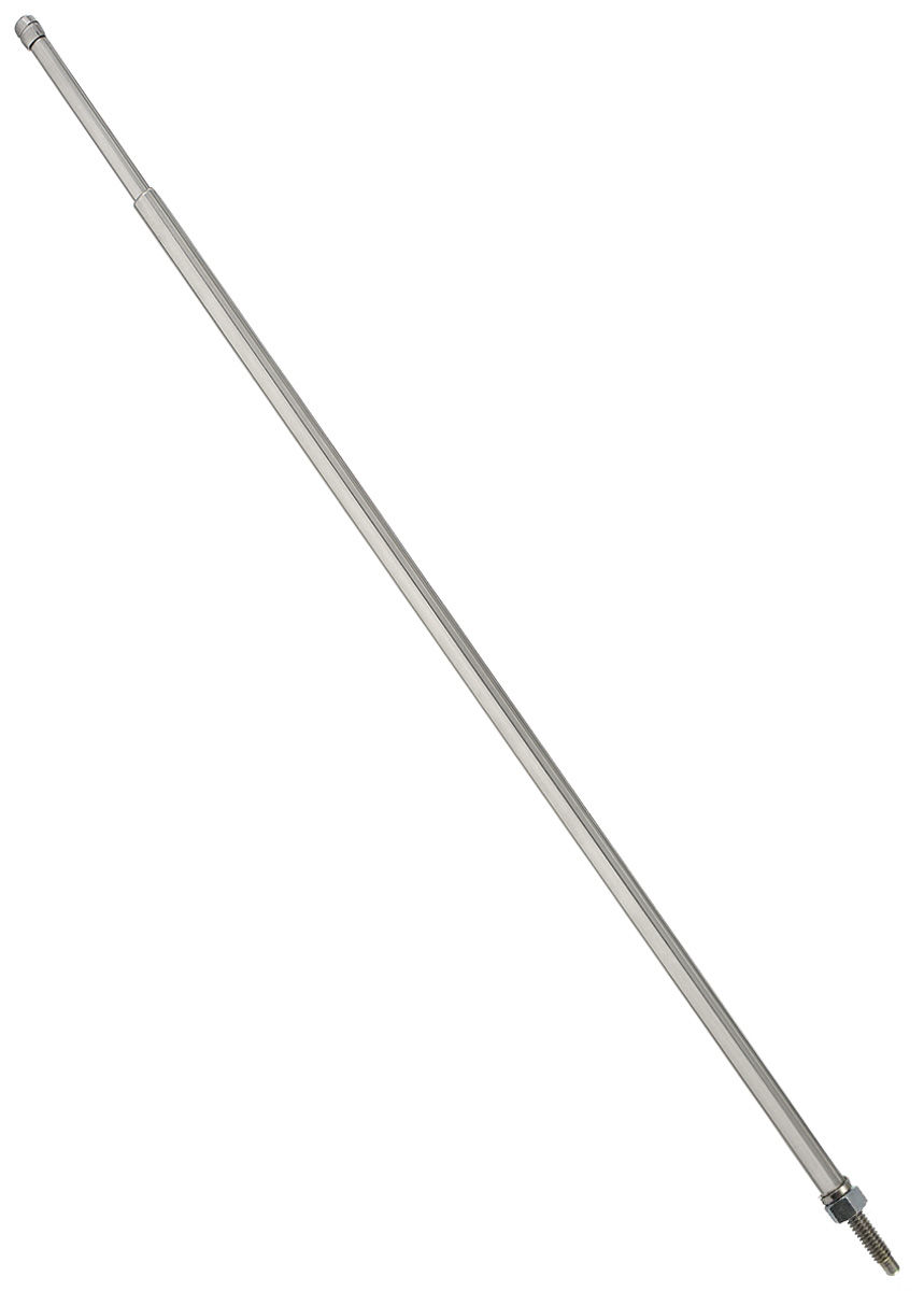 Antenna Mast, 64 Pontiac/67-68 Chevelle/El Camino, Telescoping, Stainless Steel 1 Antenna Mast, 64 Pontiac/67-68 Chevelle/El Camino, Telescoping, Stainless Steel