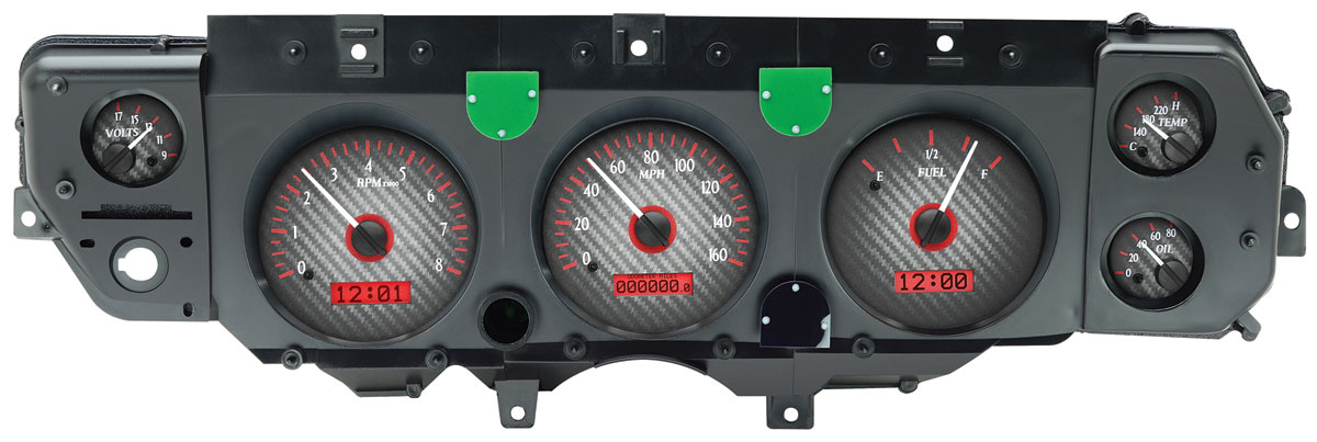 Dash Cluster, VHX, 1970-72 Chevelle/El Camino/Monte Carlo, SS Style 1 Dash Cluster, VHX, 1970-72 Chevelle/El Camino/Monte Carlo, SS Style