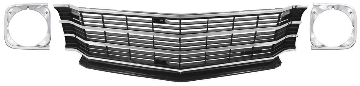 Grille Kit, 1972 Chevelle/El Camino Malibu, Deluxe 1 Grille Kit, 1972 Chevelle/El Camino Malibu, Deluxe