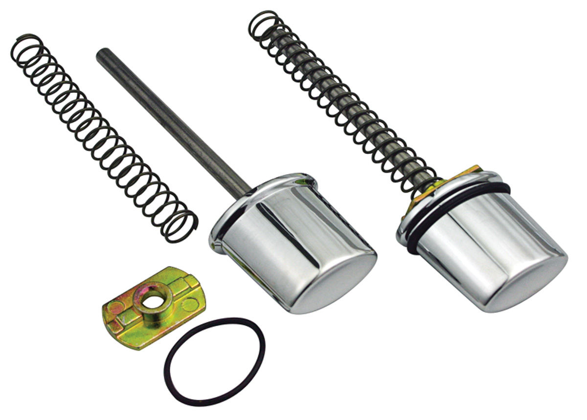 Pushbutton, Set, Door Handle, 1963-72 All Exc. Cadillac 1 Pushbutton, Set, Door Handle, 1963-72 All Exc. Cadillac