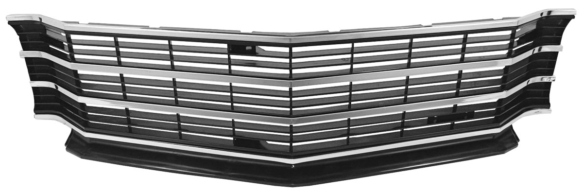 Grille, 1972 Malibu/El Camino, w/ Moldings 1 Grille, 1972 Malibu/El Camino, w/ Moldings