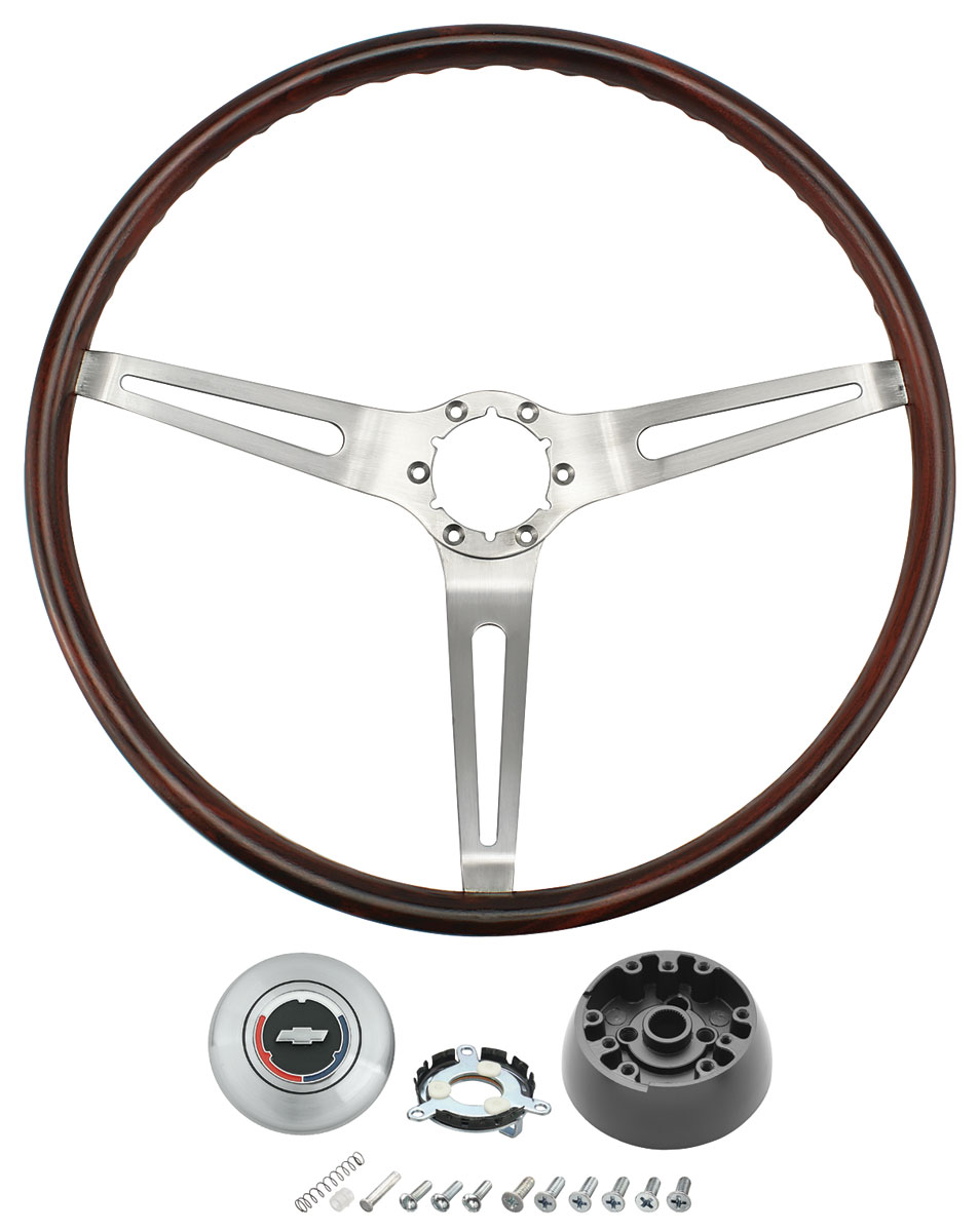 Steering Wheel Kit, Rosewood, 1969 Chevelle/El Camino 1 Steering Wheel Kit, Rosewood, 1969 Chevelle/El Camino