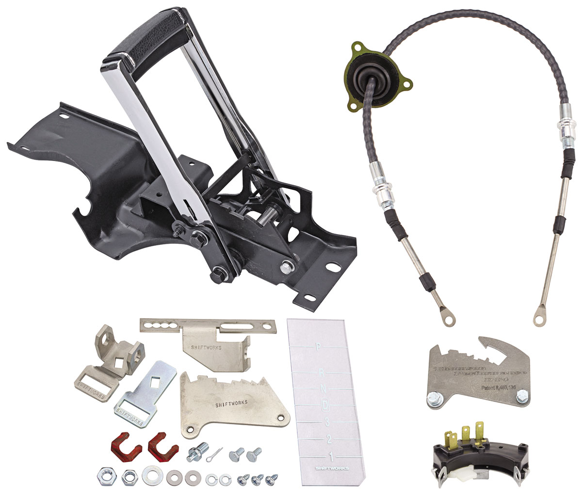 Shifter Bundle, RESTOPARTS & Shiftworks, Ratchet, 1968-70 Chevelle 4L60/65/70E 1 Shifter Bundle, RESTOPARTS & Shiftworks, Ratchet, 1968-70 Chevelle 4L60/65/70E