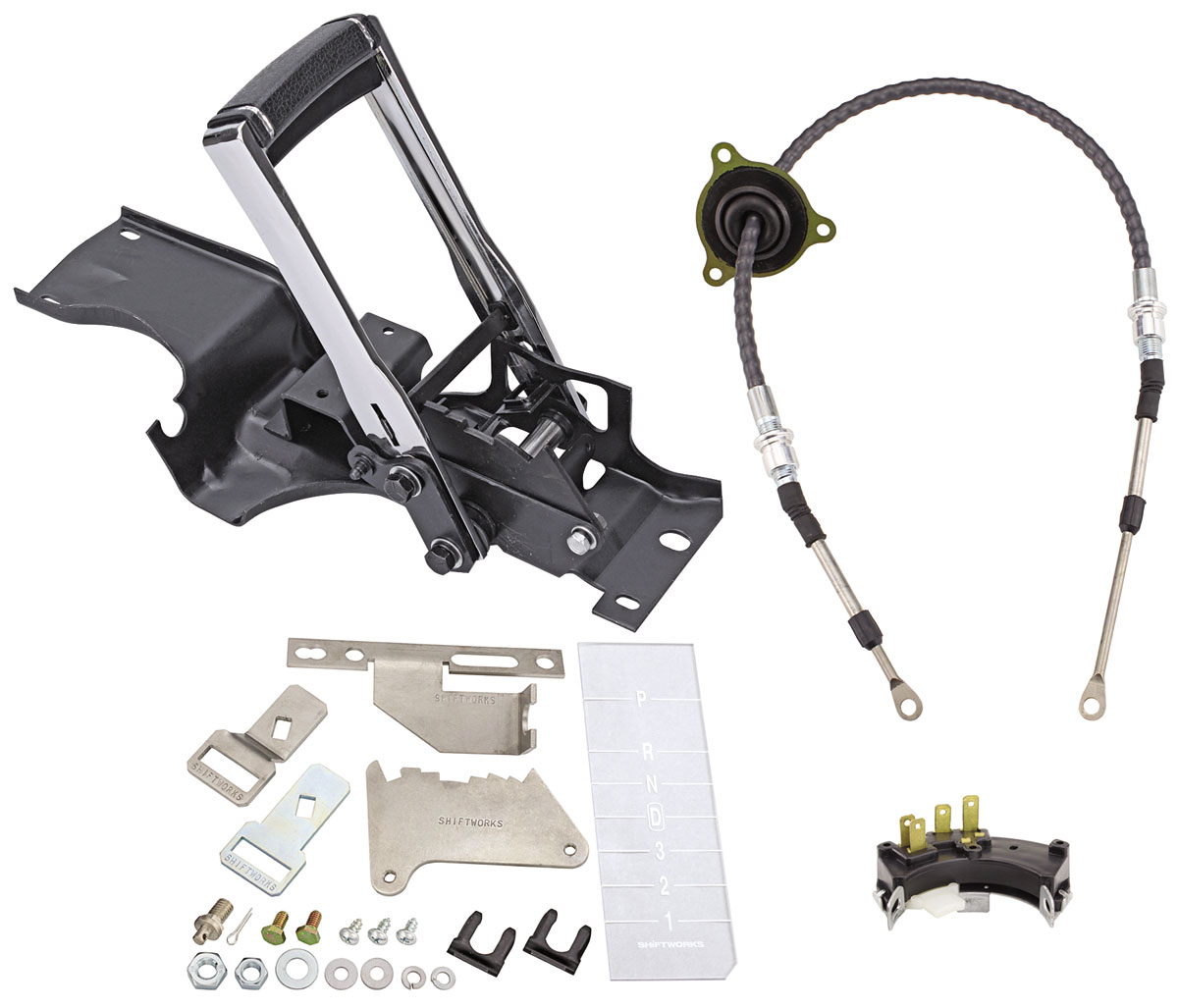 Shifter Bundle Pack, RESTOPARTS & Shiftworks, 71-72 Chevelle 4L80E 1 Shifter Bundle Pack, RESTOPARTS & Shiftworks, 71-72 Chevelle 4L80E