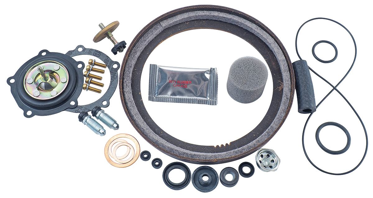 Booster Rebuild Set, Power Brake, 6-3/4" Bendix, 53-57 Eldo Biarritz, Hydro-Vac 1 Booster Rebuild Set, Power Brake, 6-3/4" Bendix, 53-57 Eldo Biarritz, Hydro-Vac