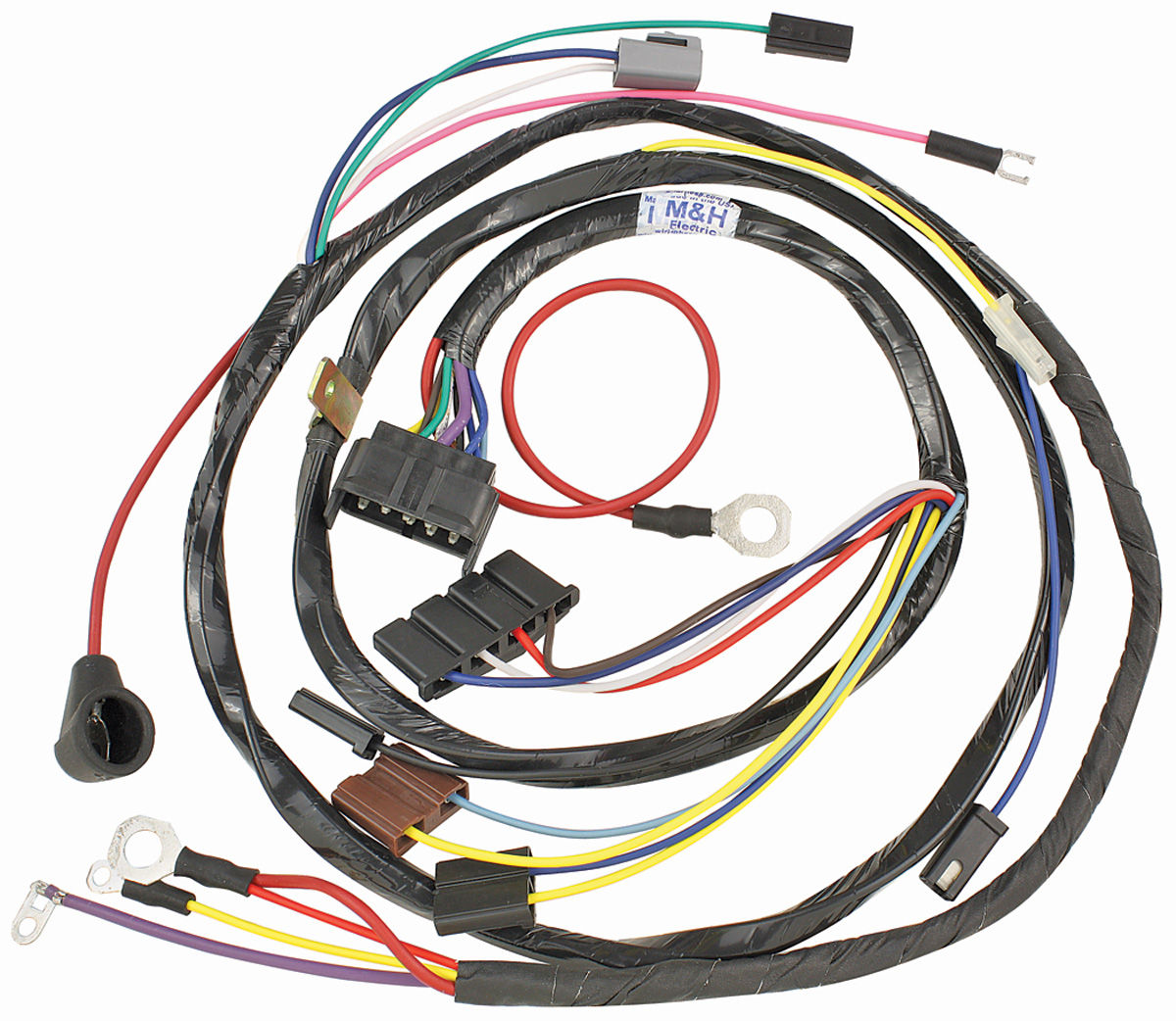 Wiring Harness, Engine, 1969 Skylark, V6, w/AC 1 Wiring Harness, Engine, 1969 Skylark, V6, w/AC
