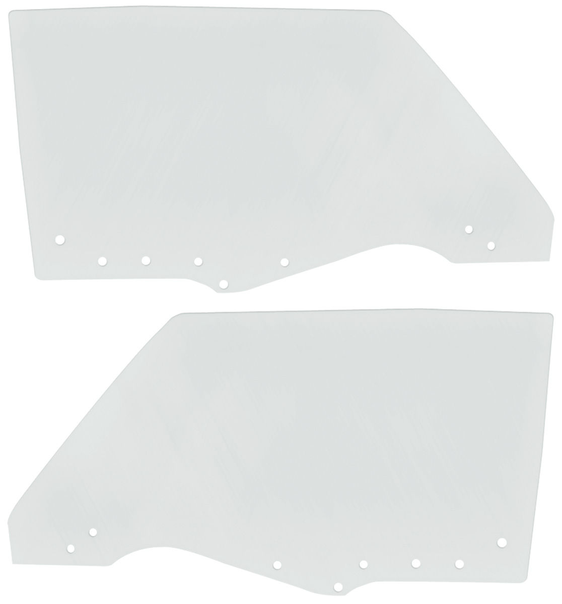 Door Glass, 1970-72 Chevelle/BOP Coupe Convertible, Pair 1 Door Glass, 1970-72 Chevelle/BOP Coupe Convertible, Pair