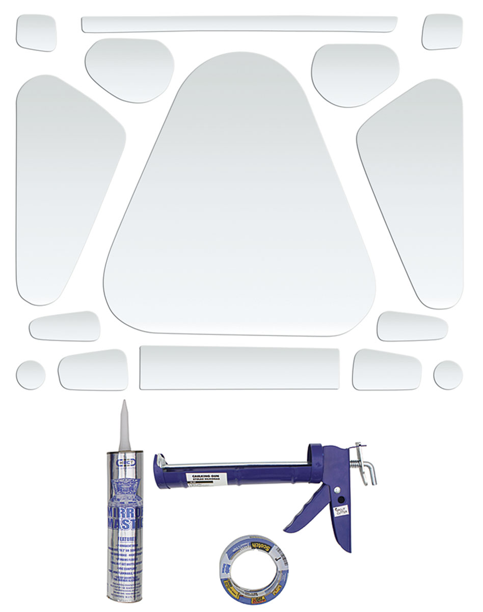 Mirror Kit, Underhood, 1966 Chevelle/El Camino 1 Mirror Kit, Underhood, 1966 Chevelle/El Camino