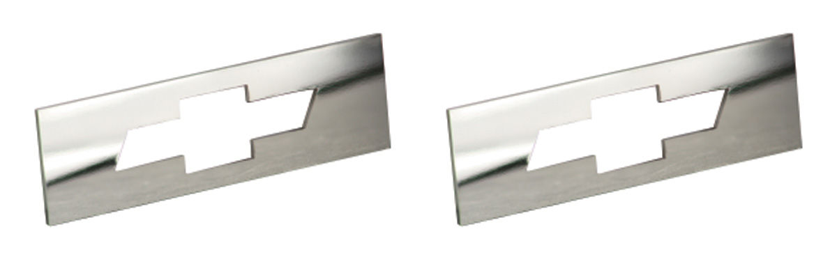 Inserts, Side Marker, 1969 Chevelle/El Camino, Stainless, Bowtie 1 Inserts, Side Marker, 1969 Chevelle/El Camino, Stainless, Bowtie