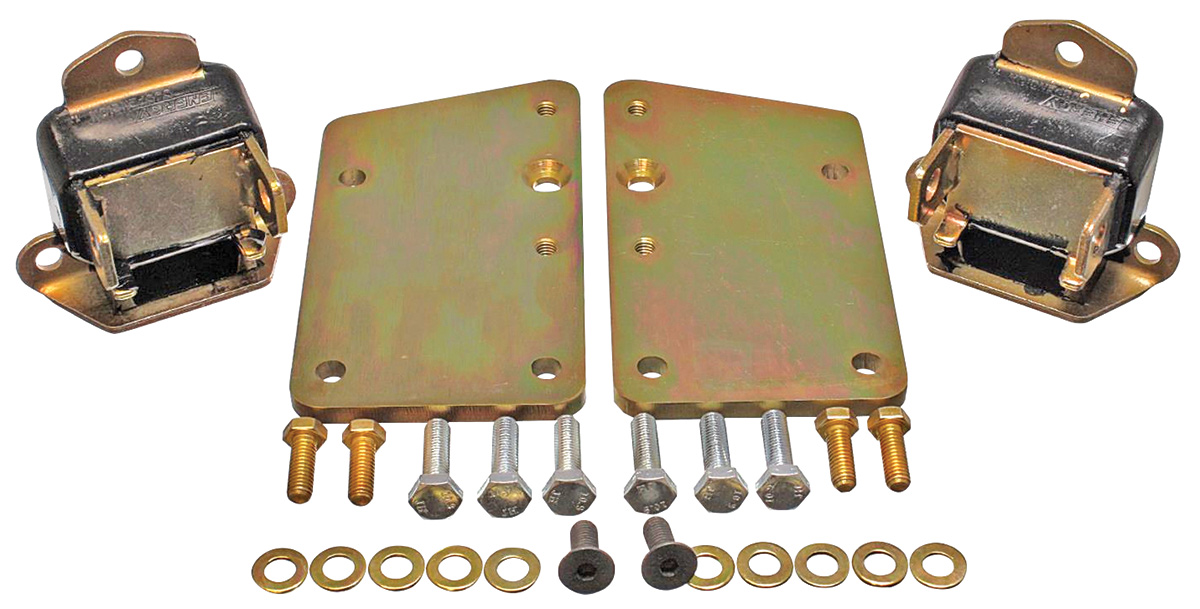 Motor Mounts, LS Swap, Energy Polyurethane, 1968-72 CHV/EC/MC 2-3/8" x 2-3/16" 1 Motor Mounts, LS Swap, Energy Polyurethane, 1968-72 CHV/EC/MC 2-3/8" x 2-3/16"