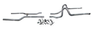 Exhaust Kit, Flowmaster, 1964-72 A-Body, w/ 50 Series 3-Chamber Mufflers