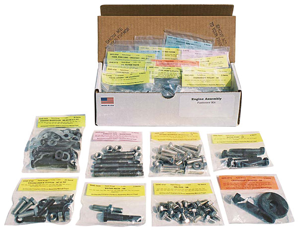 Fastener Set, Master Engine, 1964-65 CHEVELLE/EL CAMINO, SB, w/AC 1 Fastener Set, Master Engine, 1964-65 CHEVELLE/EL CAMINO, SB, w/AC