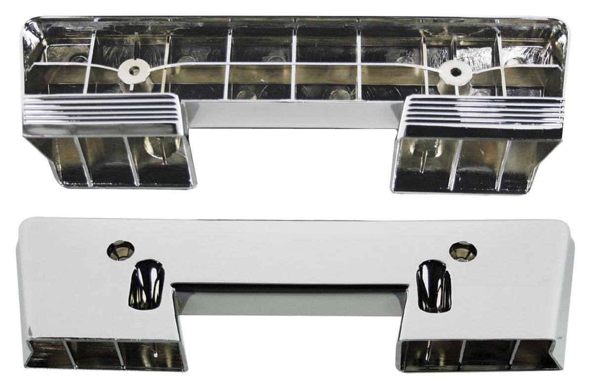 1960-1967 Front Chrome Armrest Base Pair 1 1960-1967 Front Chrome Armrest Base Pair