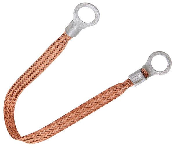 Ground Strap, 1960-69 Corvair/1961-65 Forward Control, Engine to Body 1 Ground Strap, 1960-69 Corvair/1961-65 Forward Control, Engine to Body