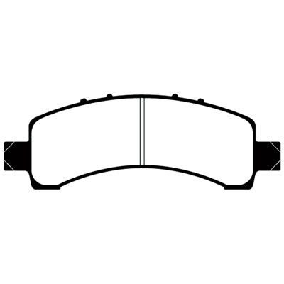 Brake Pads, EBC, 2002-06 Escalade/EXT/ESV 2WD, Ultimax2, w/Akebono, Rear 1 Brake Pads, EBC, 2002-06 Escalade/EXT/ESV 2WD, Ultimax2, w/Akebono, Rear