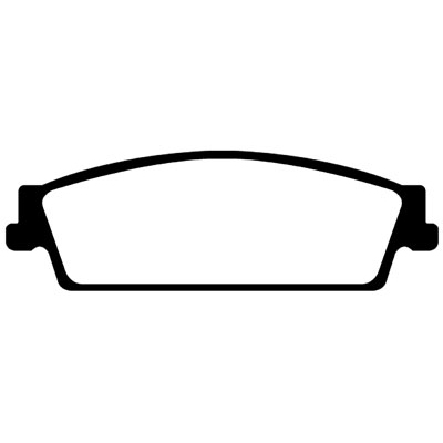 Brake Pads, EBC, 2015-19 Escalade/ESV, Ultimax2, Rear 1 Brake Pads, EBC, 2015-19 Escalade/ESV, Ultimax2, Rear